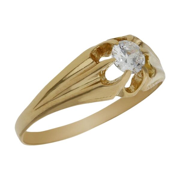 Solitario oro 18kl
