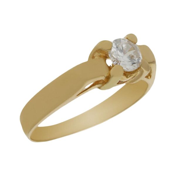 Solitario oro 18kl