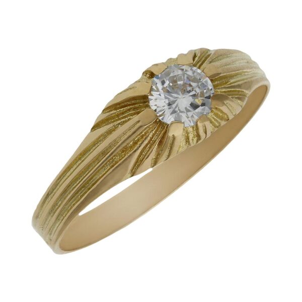 Solitario oro 18kl