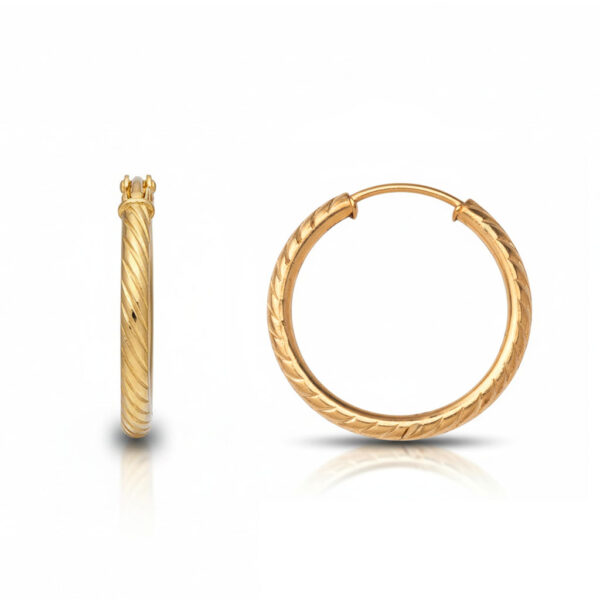Aros oro 18 Kl - 13mm