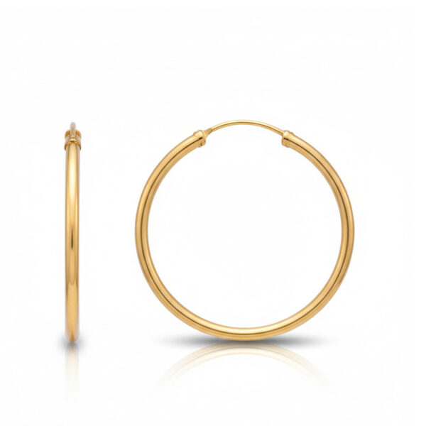 Aros oro 18 Kl - 25mm
