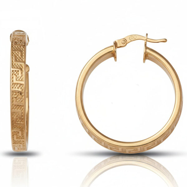 Aros oro 18 Kl - 25 mm