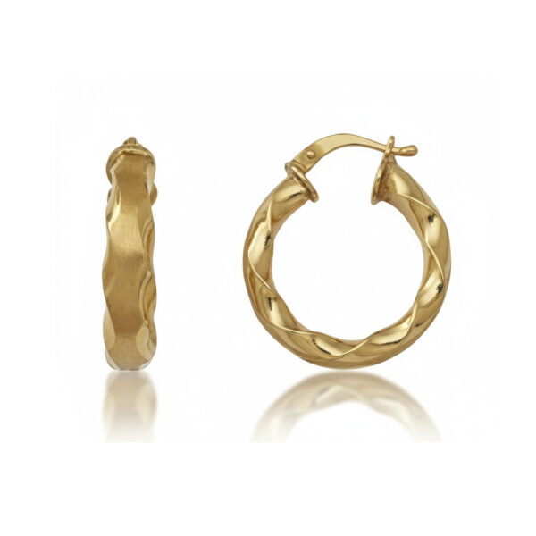 Aros oro 18 Kl - 16mm