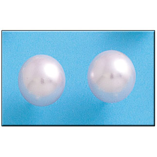 Pendientes plata 925mm perla shell