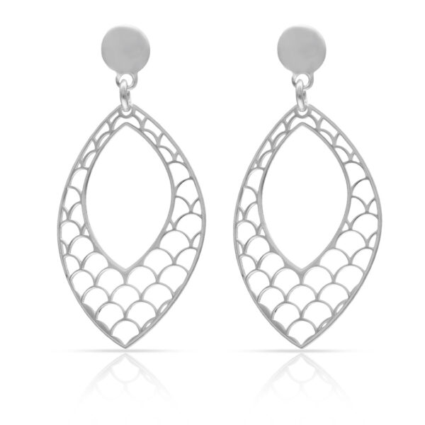 Pendientes plata 925mm calados