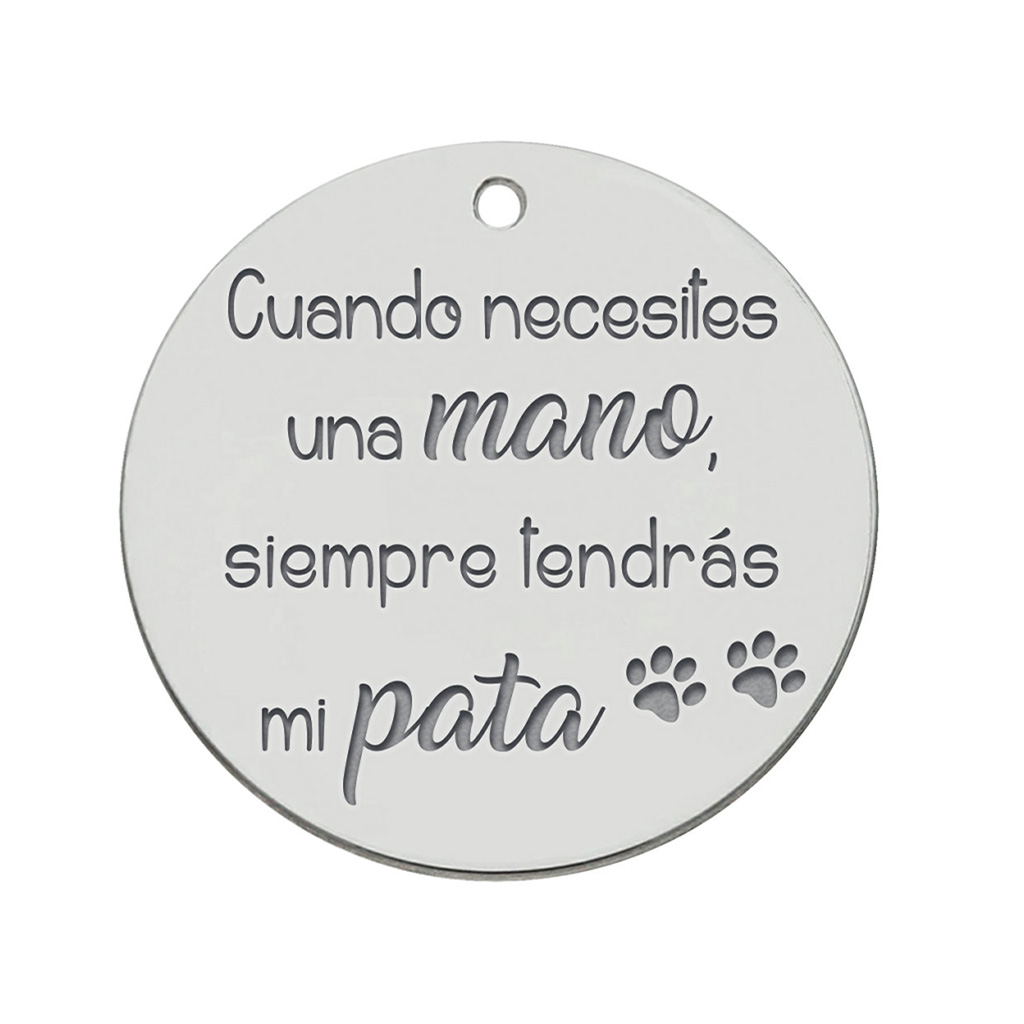 Mi historia - abalorio plata 925mm siempre tendras mi pata