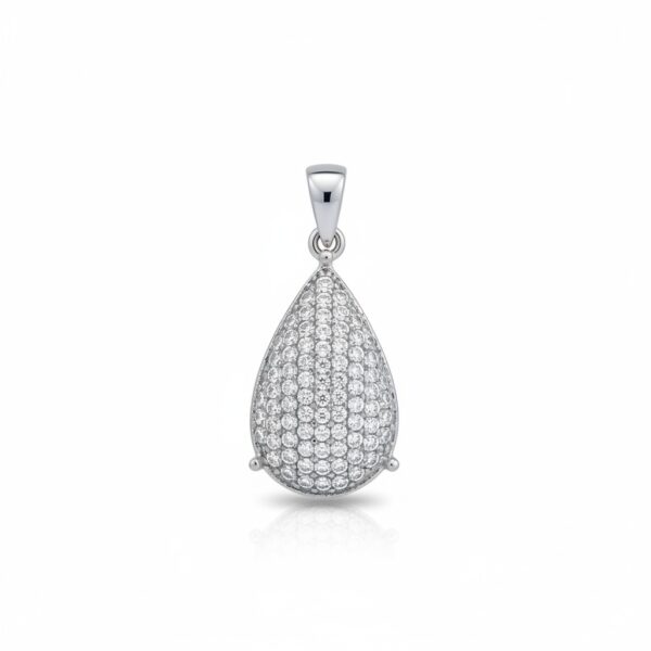 Colgante plata 925mm circonitas