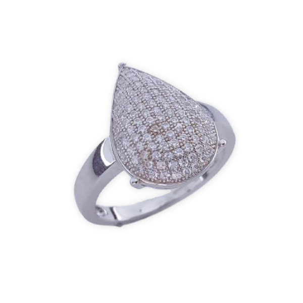 Sortija plata 925mm circonitas