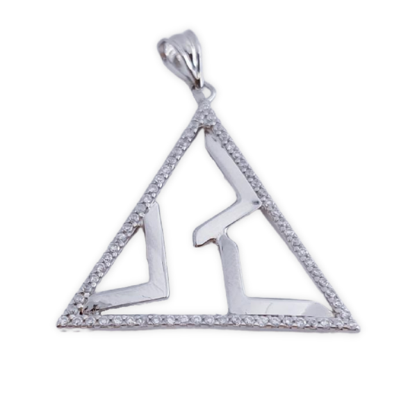 Colgante plata 925mm circonitas