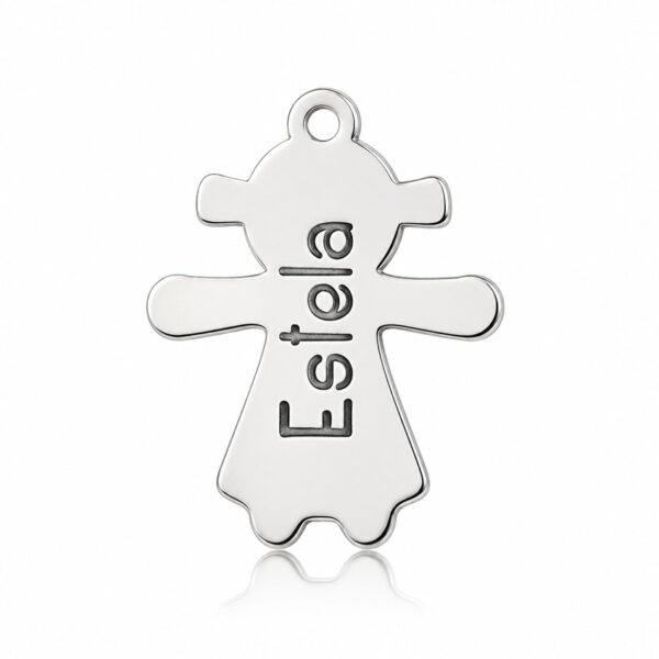 Coleccion nido · abalorio imperdible bebe plata 925mm niña