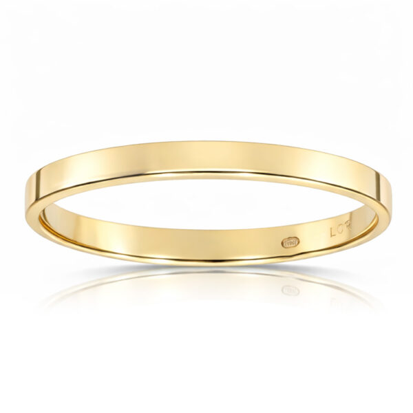 Alianza oro 18 Kl lisa - 2mm