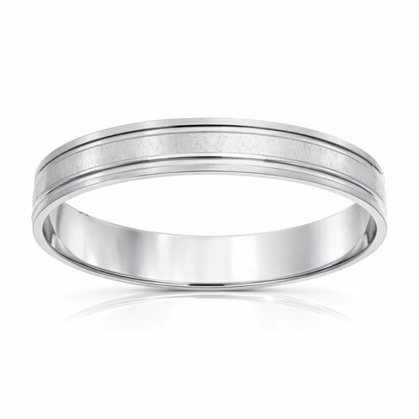Alianza oro blanco 18 Kl - 3.50mm
