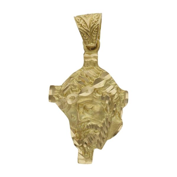 Cabeza oro 18 Kl cristo - 19x30mm