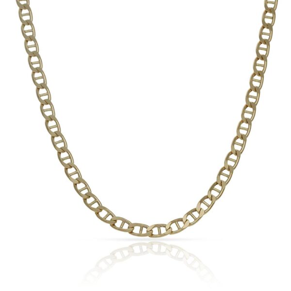 Cadena oro 18 Kl hueca ancla - 3mm