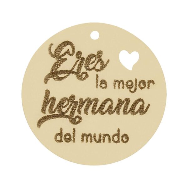Mi historia - abalorio oro 18 Kl hermana